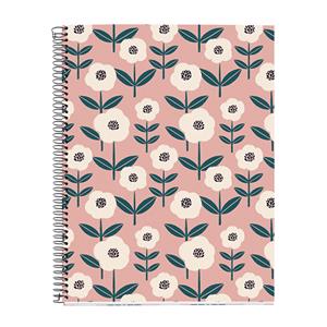 Image of NOTEBOOK MIQUEL RUIS DESIGNER 4 SUBJECT -  simplepink